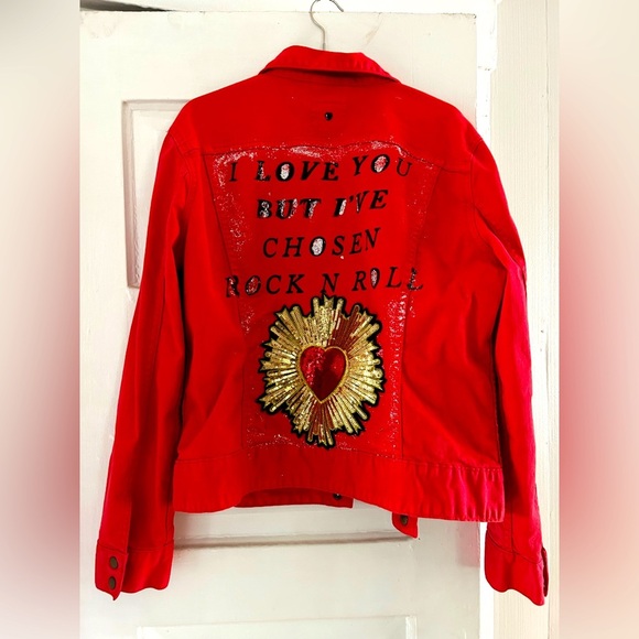 Red Rock N Roll Jean Jacket - Picture 1 of 3
